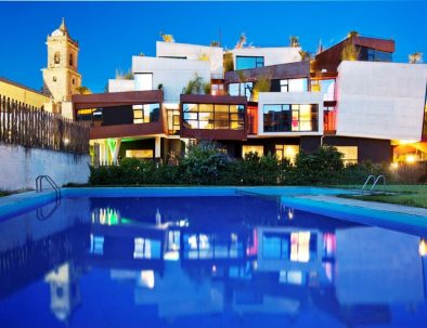 Paisaje hotel Rioja de diseño