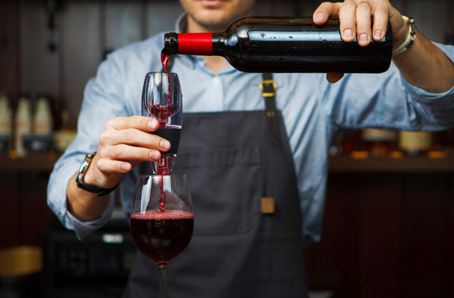 Aireador Decantador de Vino Antigoteo Aireador Decantadores Oxidante de Vino Tinto Boquilla Vino para Fiesta Celebrar Casa Tapon Oxigenador del Vino Vertedor de Vino Pourer Vino 