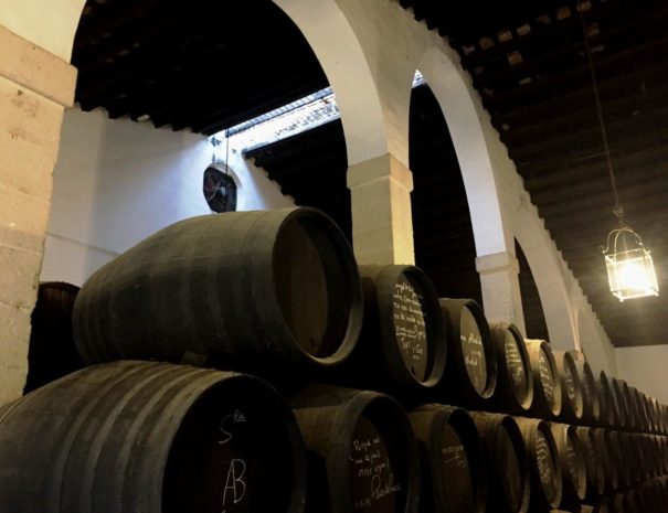 Botas de vino en Jerez de la Frontera