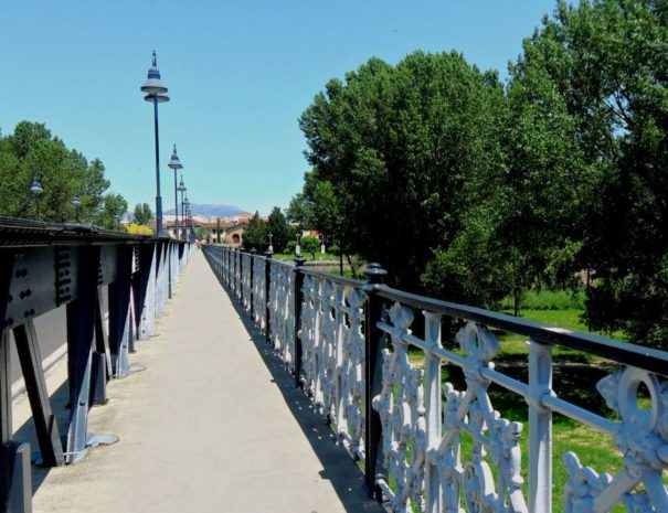 Puente sobre el Ebro en Logroño